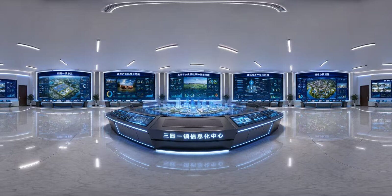 三园一镇信息化指挥中心